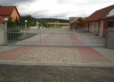 Schiebetor Tor Modern Elektro Tore Einfahrt M.096